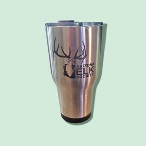 Arizona Elk Society tumbler--silver